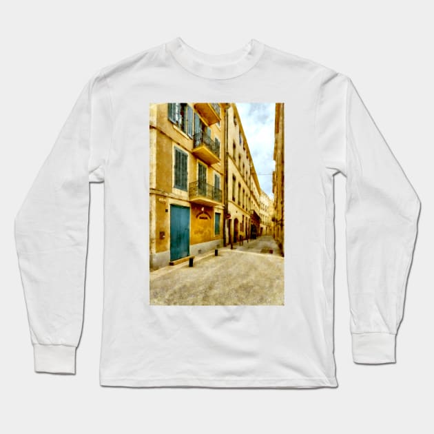 Rue De La Violette Long Sleeve T-Shirt by Shirasaya